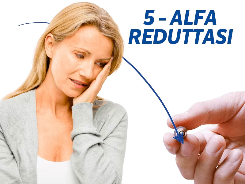 Caduta capelli menopausa 5 alfa reduttasi