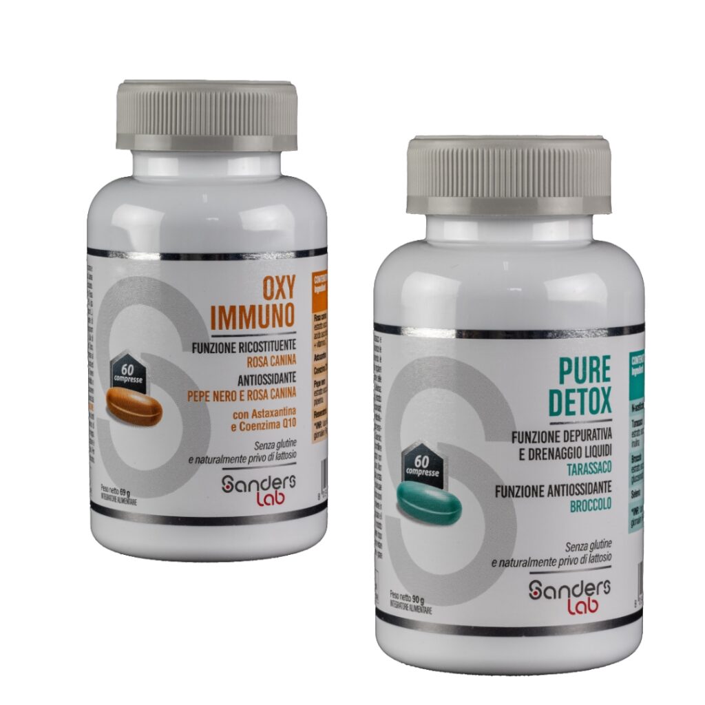 Integratori Oxy immuno e pure detox