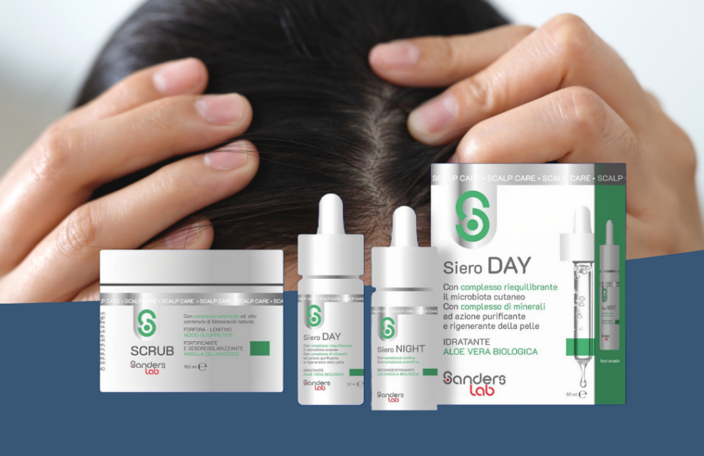 Scalp hair routine Sanders: sieri, scrub e molto altro per il benessere dei tuoi capelli e cuoio capelluto